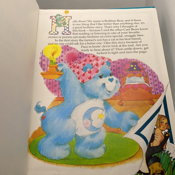 Care Bears Book of Favorite Bedtime Stories Hardcover Picture Book 1984 - Picture 13 of 16